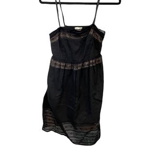URBAN OUTFITTERS • pins + needles black strapless dress MEDIUM
